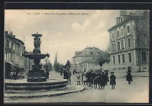 AK Gap, Place Ste-Colombe et Banque de France