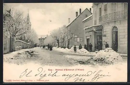 AK Gap, Avenue d`Embrun en Hiver