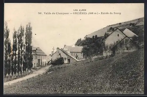 AK Orcières, Entrée du bourg