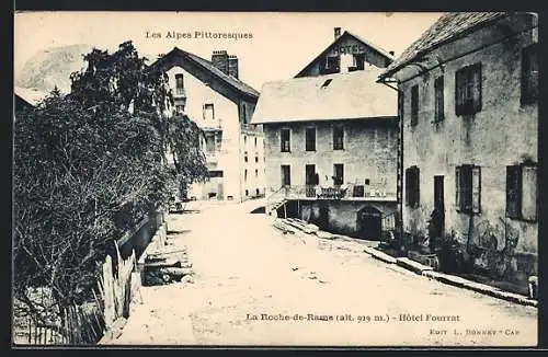 AK La Roche-de-Rame, Hotel Fourrat