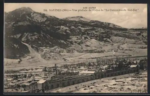 AK Savines, Vue générale de l`Usine de La Cotonnière du Sud-Est