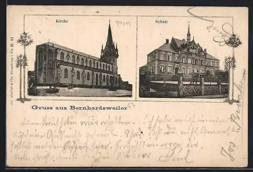 AK Bernhardsweiler, Kirche und Schule