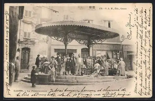 AK Grasse, la Poissonnerie