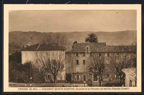 AK Grasse /A.-M., Couvent Sainte-Marthe, Facade Ouest