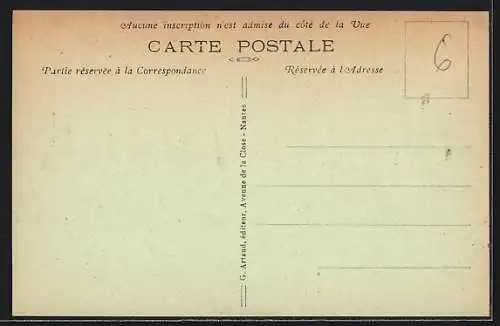 AK Grasse, Place Neuve-A droite, la Poste