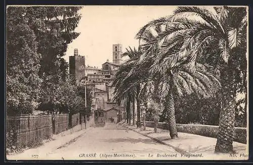 AK Grasse /Alpes-Maritimes, Le Boulevard Fragonard