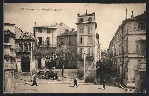 AK Grasse, Boulevard Fragonard