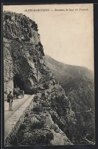 AK Duranus /Alpes-Maritimes, le Saut des Francais