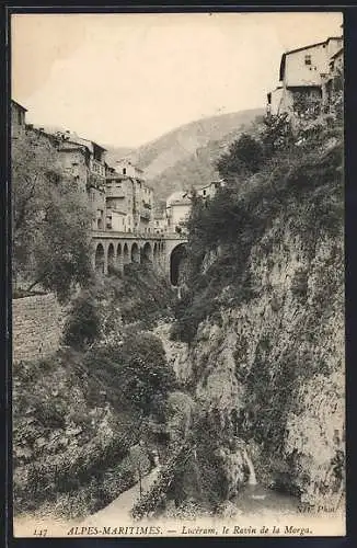 AK Luceram /Alpes-Maritimes, Le Ravin de la Morga