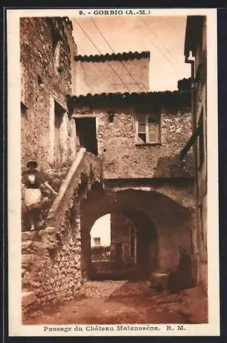 AK Gorbio /A.-M., Passage du Chateau Malaussèna