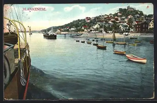 AK Hamburg, Blick auf Blankenese