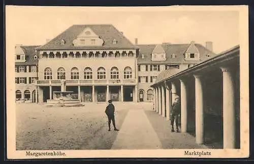 AK Essen-Margaretenhöhe, Marktplatz