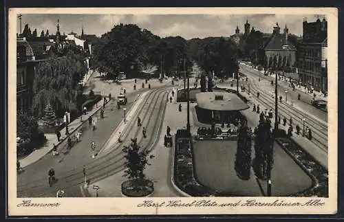 AK Hannover, Platz und Herrenhäuser Allee