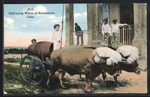 AK Cuba, Delivering Water to Residences