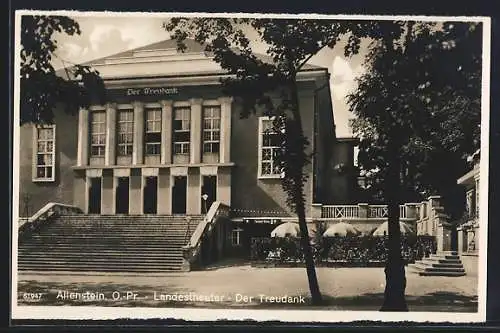 AK Allenstein /O.-Pr., Landestheater-Der Treudank