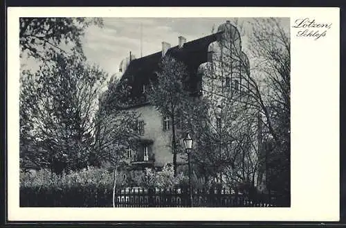 AK Lötzen, Blick zum Schloss