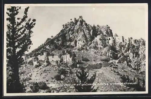 AK Kyrenia /Cyprus, General View of St. Hilarion Castle