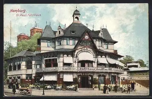 AK Hamburg-St.Pauli, St. Pauli, Gasthaus Fährhaus