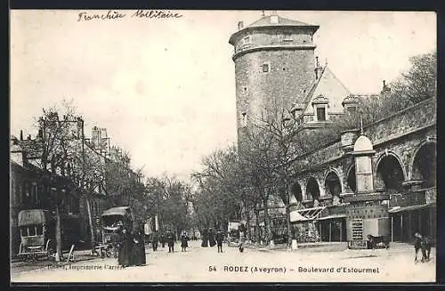 AK Rodez, le Boulevard d`Estourmel