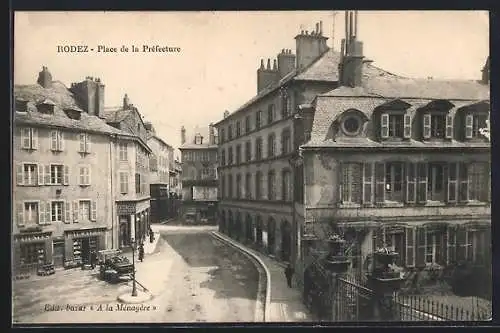 AK Rodez, Place de la Préfecture