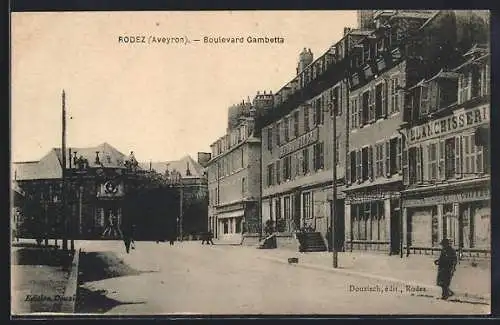 AK Rodez /Aveyron, Boulevard Gambetta