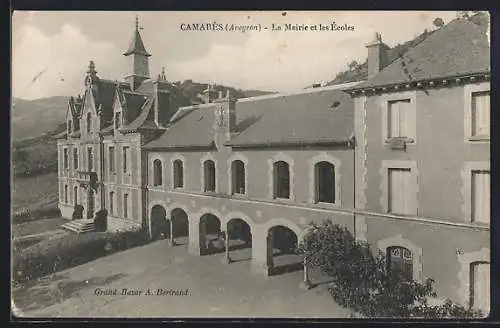 AK Camarès /Aveyron, La Mairie et les Écoles