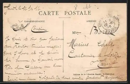 AK Capdenac /Aveyron, Rue de la République, Strassenpartie