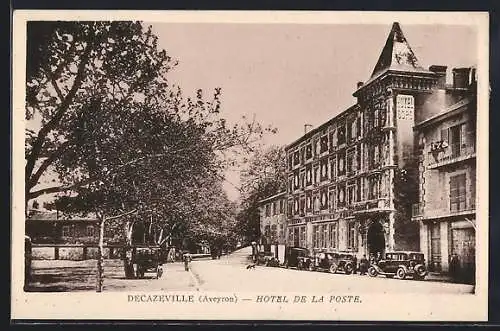 AK Decazeville /Aveyron, Hotel de la Poste