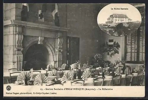 AK Engayresque /Aveyron, La Station Sanitaire, Le Réfectoire