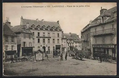 AK Laguiole /Aveyron, Place de la patte d`Oie