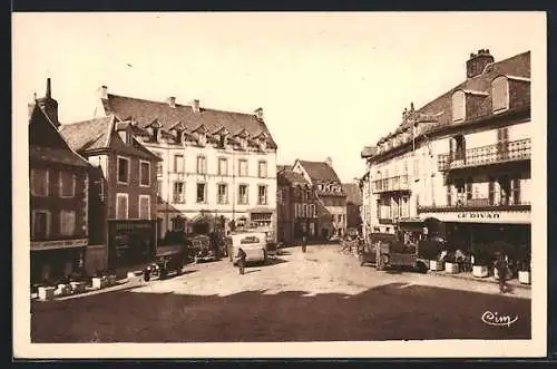 AK Laguiole /Aveyron, Une rue, Strassenpartie