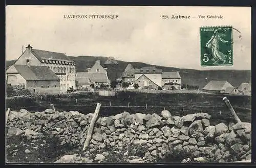 AK Aubrac /Aveyron, Vue Générale