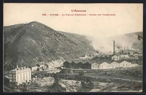 AK Viviez /Aveyron, La Vieille Montagne, Usines des Phosphates