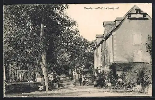 AK Pont-les-Bains, Partie im Ort