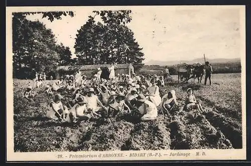 AK Bidart, Préventorium d`Arbonne, Jardinage