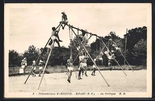 AK Bidart /B.-P., Préventorium d`Arbonne, Au Portique