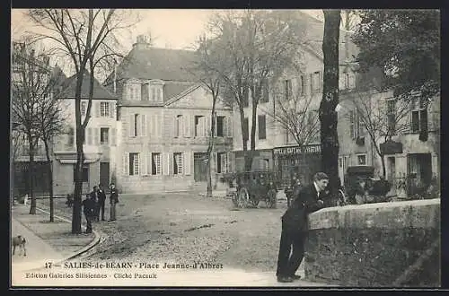 AK Salies-de-Béarn, Place Jeanne-d`Albret