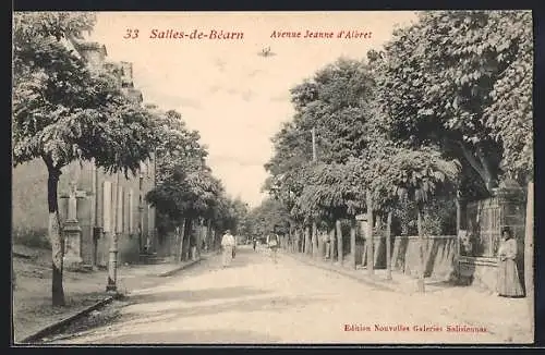 AK Salies-de-Béarn, Avenue Jeanne d`Albret