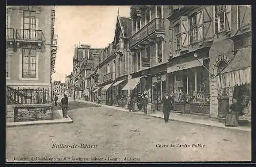 AK Salies-de-Béarn, Cours du Jardin Public