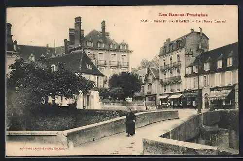 AK Salies-de-Béarn /Les Basses-Pyrénées, Le Pont Loumé