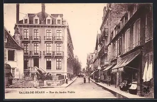 AK Salies-de-Béarn, Rue du Jardin Public