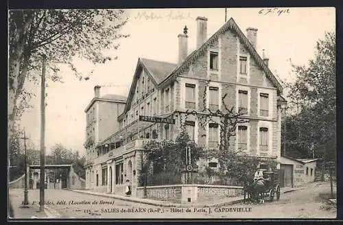 AK Salies-de-Béarn /B.-P., Capdevieille, Hôtel de Paris