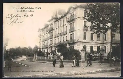 AK Salies-de-Béarn /B.-P., Grand Hôtel du Parc