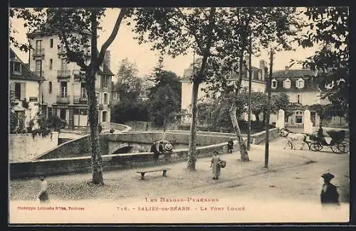 AK Salies-de-Béarn /Les Basses-Pyrénées, Le Pont Loumé