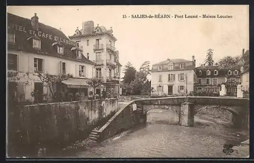 AK Salies-de-Béarn, Pont Loumé, Maison Loustau