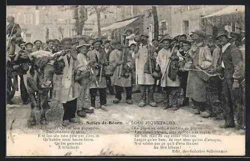 AK Salies-de-Béarn, Lous Piquetalos, Hardis, hardid! Qu`om lous piquetalos...