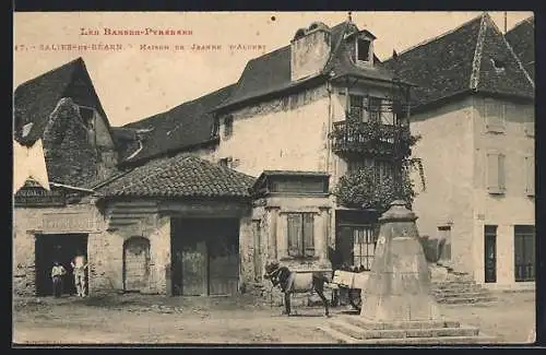 AK Salies-de-Béarn /Les Basses-Pyrénées, Maison de Jeanne d`Albret