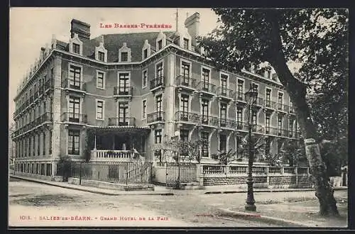 AK Salies-de-Béarn /Les Basses-Pyrénées, Grand Hotel de la Paix