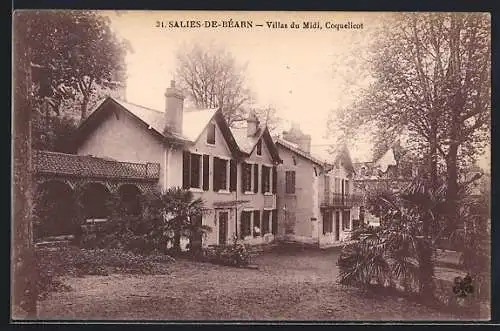 AK Salies-de-Bearn, Villas du Midi, Coquelieot