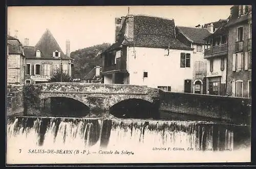 AK Salies-de-Béarn /B.-P., Cascade du Saleys